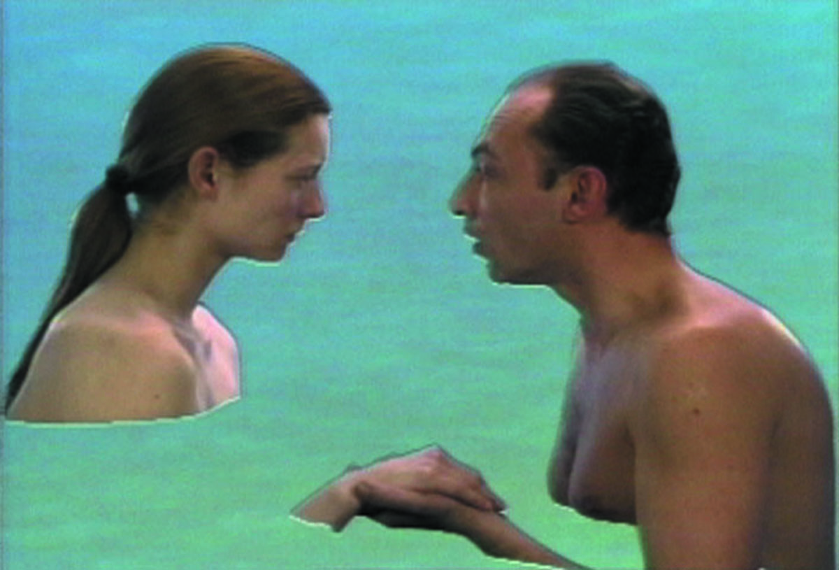 Joan Jonas, Volcano Saga, 1989, video still