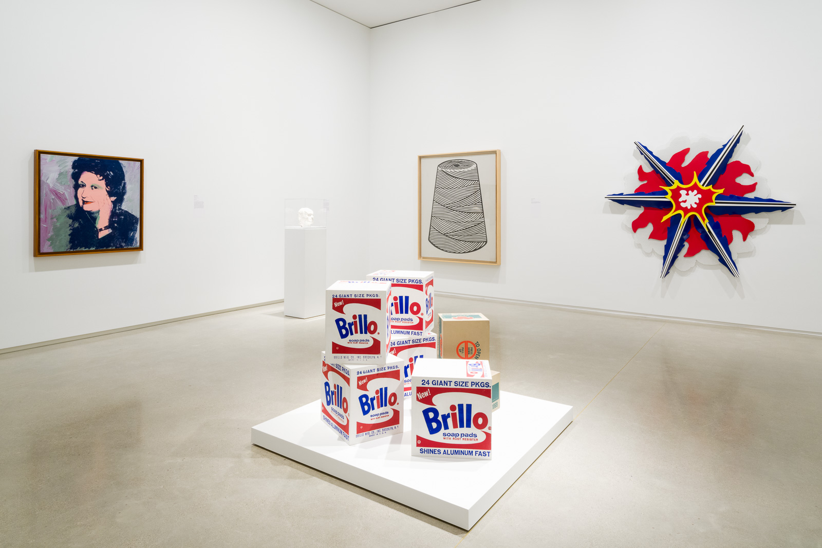 Installation view of The Sonnabend Collection exhibition