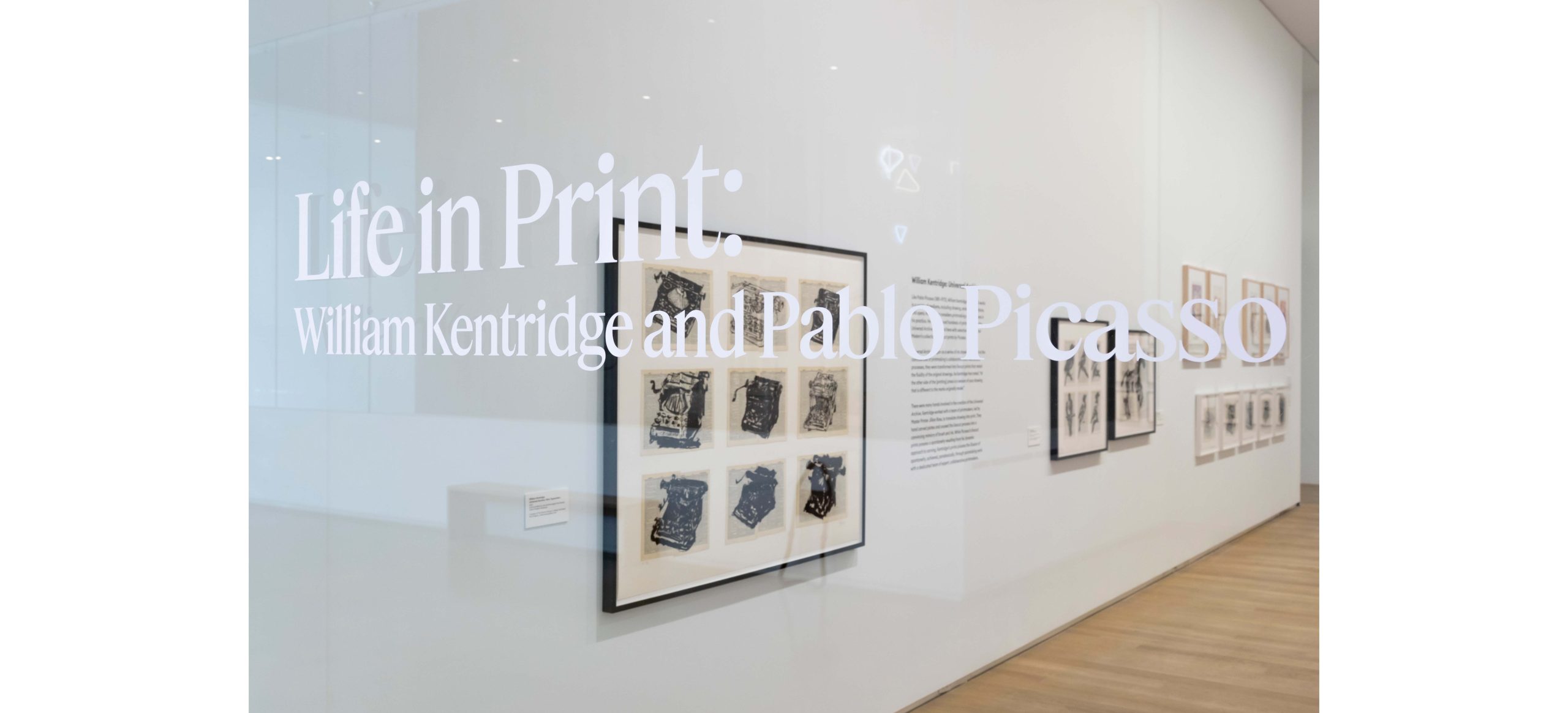 Remai LifeInPrint exhibition of William Kentridge and Pablo Picasso.